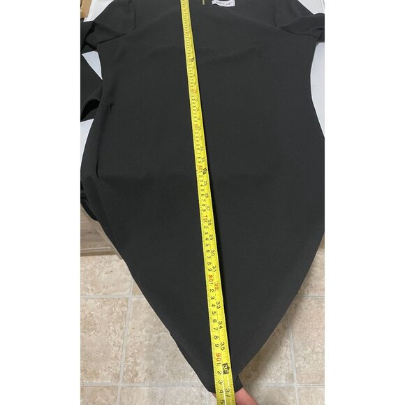 Jessica H Black Bell Sleeve Dress Size 14 94% Polyester 6% Spandex - Picture 15 of 16